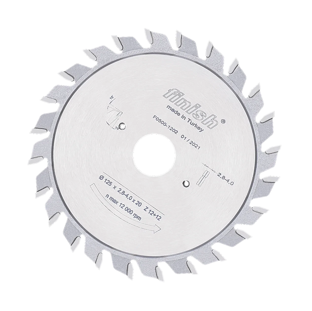 125x2,8-4,2x20 z12+12